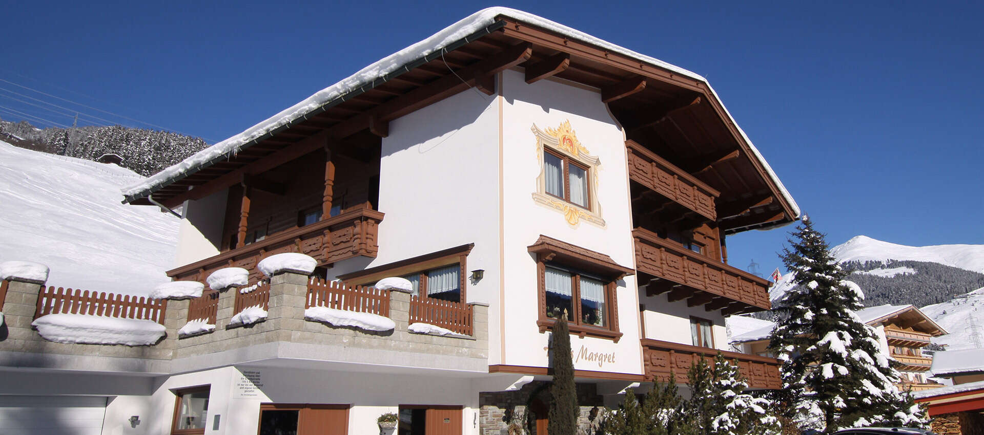 Haus Margret im Winter in Gerlos, Zillertal in Tirol